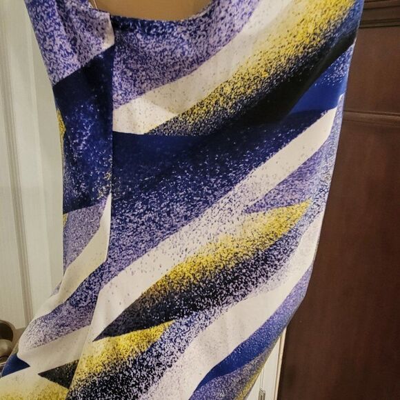 BRAND NEW YELLOW & PURPLE CALVIN KLEIN TOP - Picture 6 of 15